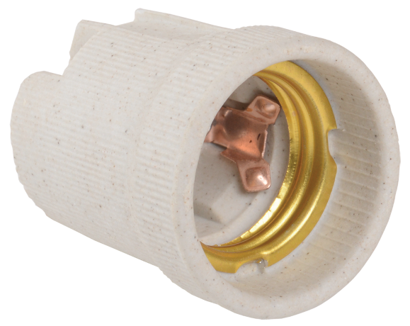 Патрон подвесной Пкр27-04-К43 керамический Е27 (индивидуальный пакет) IEK