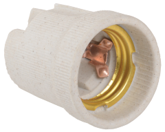 Патрон подвесной Пкр27-04-К43 керамический Е27 (индивидуальный пакет) IEK