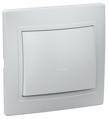 Выключатель 1-клавишный проходной ВСп10-1-0-КБ 10А КВАРТА белый IEK