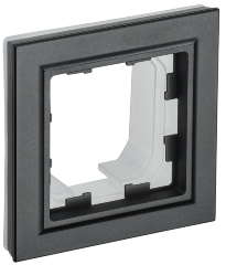 BRITE Рамка 1-местная IP44 РУ-1-БрЧ-44 черный IEK