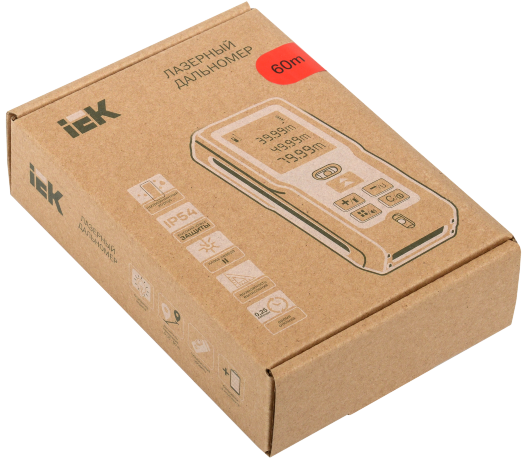 Дальномер лазерный DM60 PROFESSIONAL IEK
