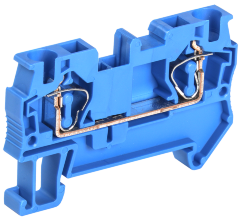 Клемма пружинная КПИ 2в-4 41А синяя IEK