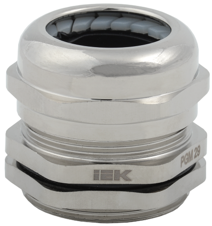 Сальник PGM 29 металлический диаметр проводника 18-25мм IP68 IEK