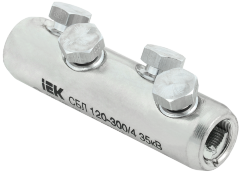 Соединитель болтовой луженый СБЛ 120-300/4 35кВ IEK