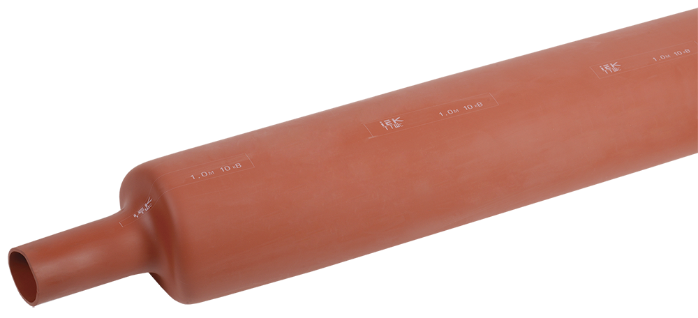 Трубка термоусаживаемая ТТШс 50/20 10кВ 2,5:1 красная (15м) IEK
