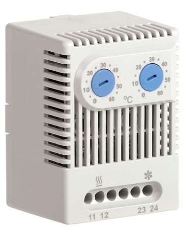 Термостат двухканальный от 0 до +60°C NO+NO IEK