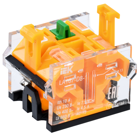 Дополнительный контакт для светосигнальной арматуры 1з для серии D8 IEK