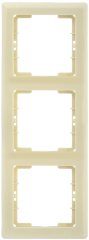 Рамка 3-местная вертикальная РВ-3-БК BOLERO кремовый IEK