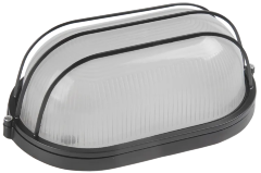 Светильник НПП1406 черный/овал сетка 60Вт IP54 ИЭК