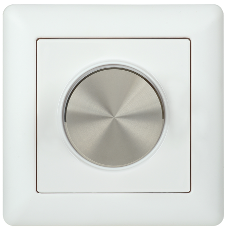 Диммер поворотный DALI (1 адрес) пластик белый IEK