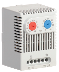 Термостат двухканальный УККт от 0 до +60°C NO+NC IEK