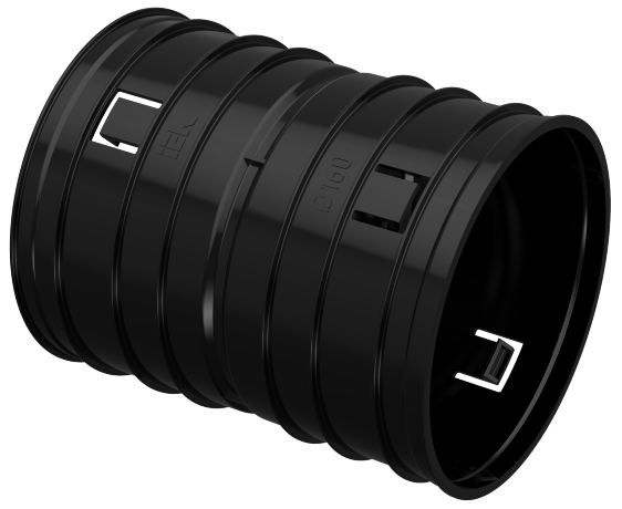 Муфта соединительная для двустенной трубы d=160мм IEK