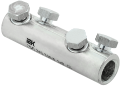 Соединитель болтовой луженый СБЛ 240-300/4 1кВ IEK