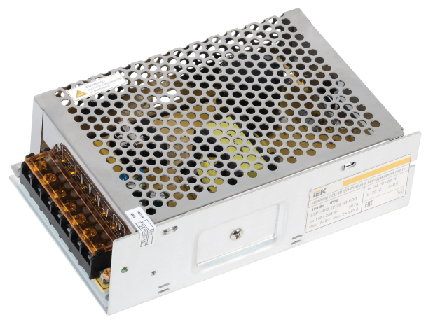 Драйвер LED ИПСН-PRO 150Вт 12В блок-клеммы IP20 IEK