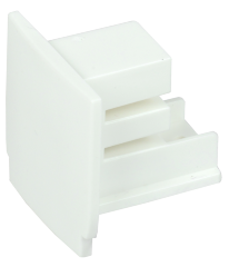 Заглушка для трехфазного осветительного шинопровода белая IEK