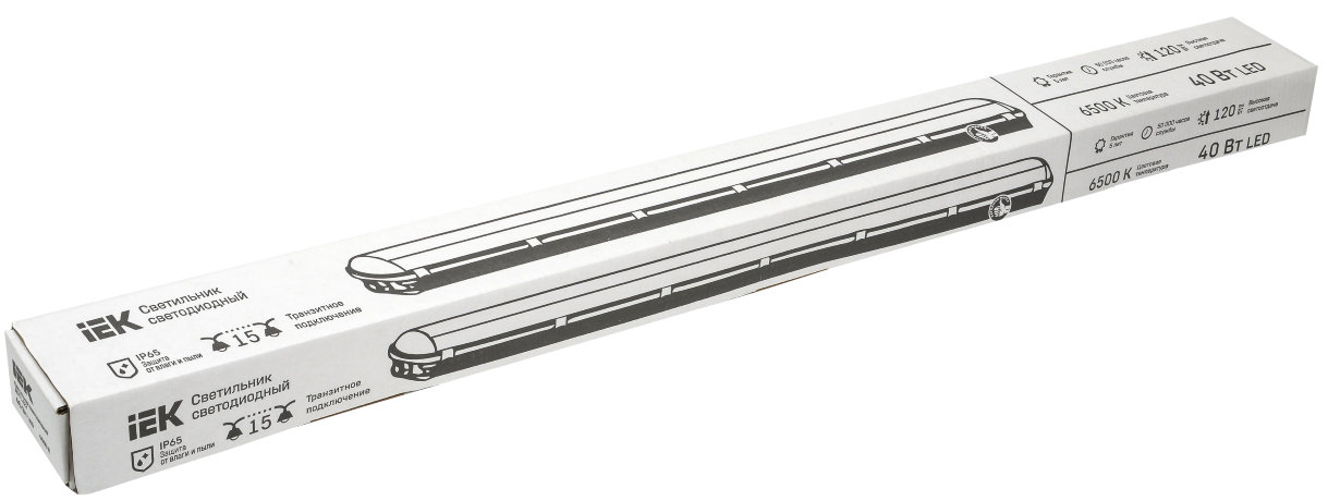 Светильник светодиодный ДСП 1422 40Вт 6500К IP65 1200мм IEK