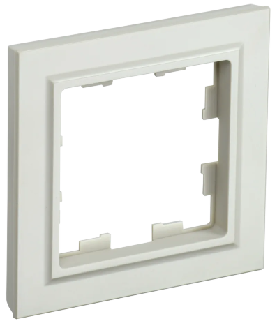 BRITE Рамка 1-местная РУ-1-БрКр бежевый IEK