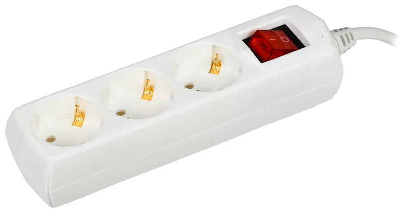 Удлинитель У03В 3 места 2P+PE/5м 3х1мм2 10А/250В GENERICA