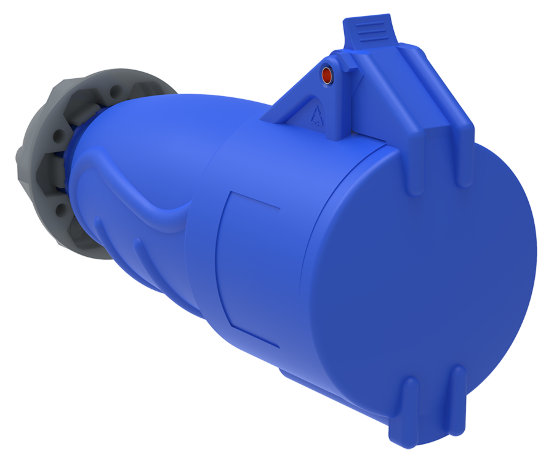 Розетка переносная ССИ-213 16А-6ч/200-250В 2P+PE IP44 MAGNUM IEK