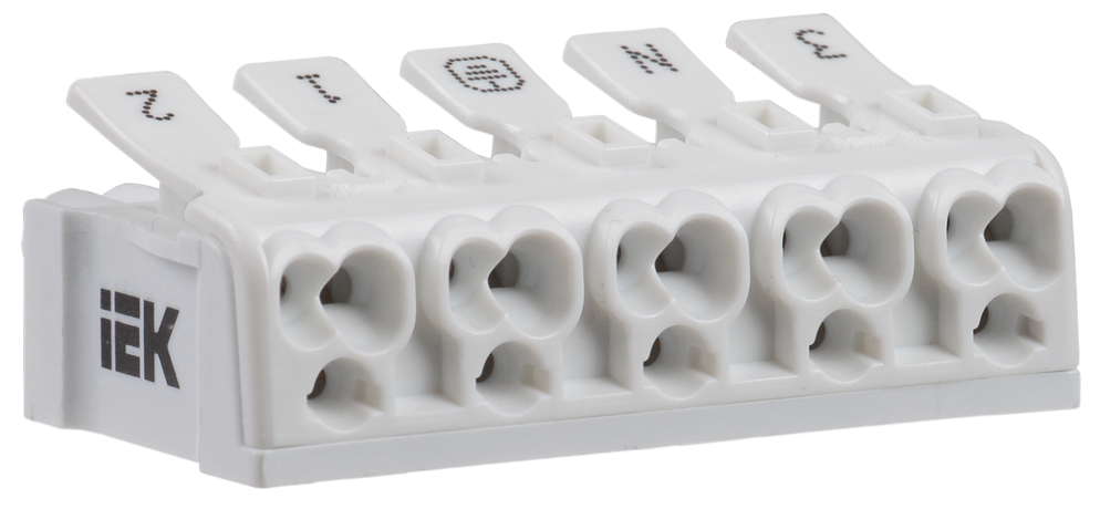 Клемма пружинная соединительная КСП5-3L+N+PE IEK