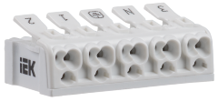 Клемма пружинная соединительная КСП5-3L+N+PE IEK