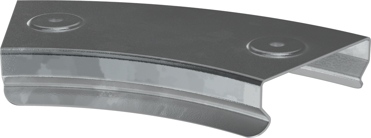 Крышка поворота плавного 45град (тип Г01) ESCA 80мм HDZ IEK