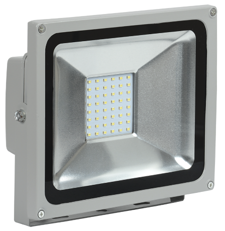 Прожектор светодиодный СДО 05-30 SMD IP65 серый IEK