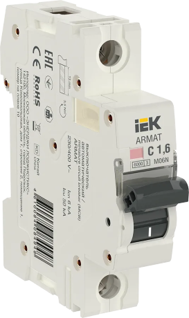 ARMAT Автоматический выключатель M06N 1P C 1,6А IEK