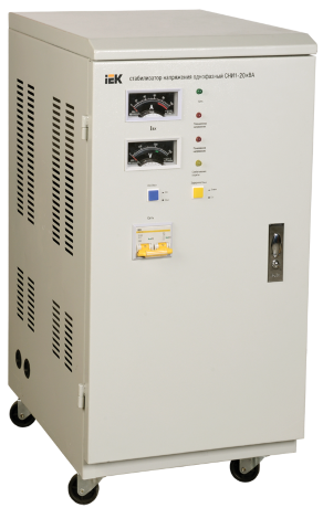 Стабилизатор напряжения однофазный СНИ1-20 кВА IEK