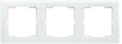 Рамка 3-местная горизонтальная РГ-3-ББ BOLERO белый IEK