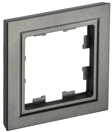 BRITE Рамка 1-местная РУ-1-БрТБ темная бронза IEK