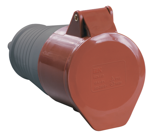 Розетка переносная ССИ-214 3Р+РЕ 16А 380-415В IP44 IEK