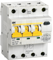 Автоматический выключатель дифференциального тока АВДТ34 C32 30мА IEK