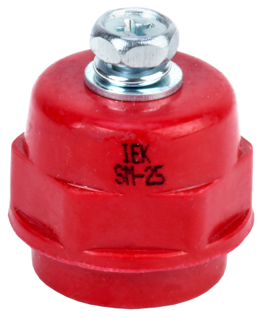 Изолятор SM25 (М6) силовой с болтом IEK