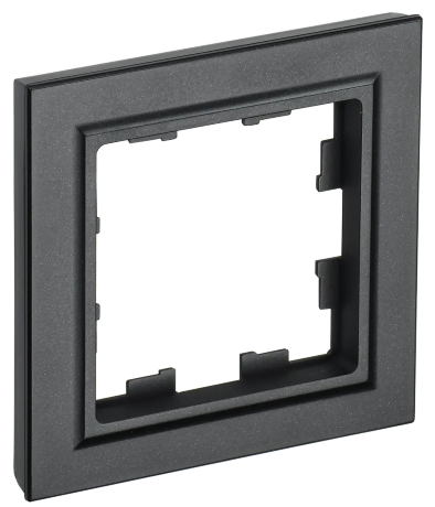 BRITE Рамка 1-местная РУ-1-БрЧ черный IEK