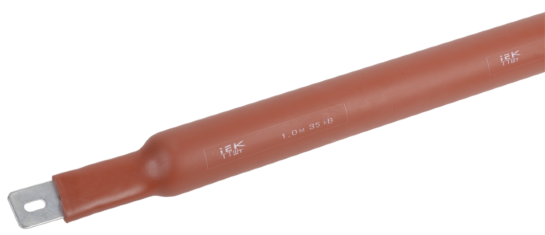 Трубка термоусаживаемая ТТШт 55/16 35кВ 2,5:1 красная (1м) IEK