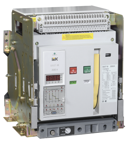 Выключатель автоматический ВА07-М комб. расц. выдвиж. 3Р 2000А 80кА IEK