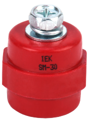 Изолятор SM30 (М8) силовой с болтом IEK