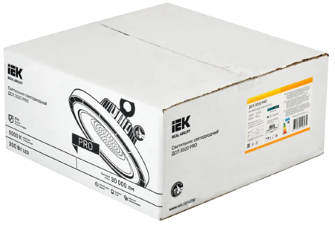 PRO Светильник ДСП 3020 200Вт 90гр 5000К IP65 IEK
