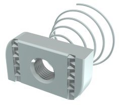 STRUT-гайка с конусной пружиной М8 IEK