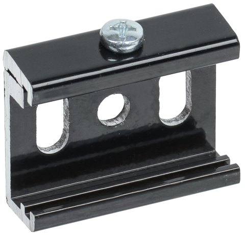 Комплект для накладного монтажа осветительного шинопровода черный IEK