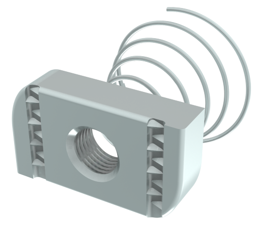 STRUT-гайка с конусной пружиной М10 IEK