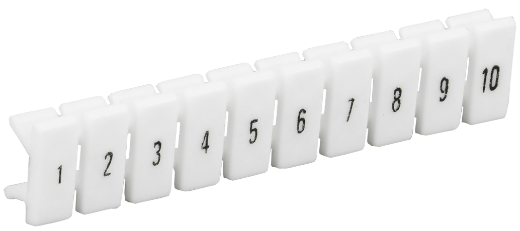 Маркеры для КПИ-1,5мм2 с нумерацией №№ 1-10 IEK