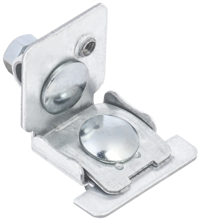 Держатель проводника круглого 6-10мм для фальца 0,6-8мм нержавеющая сталь IEK