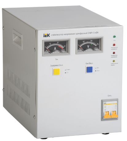 Стабилизатор напряжения однофазный СНИ1-5 кВА IEK