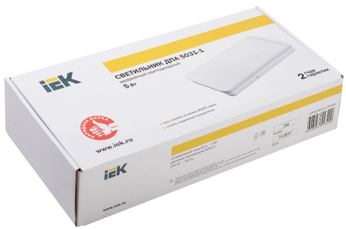 Светильник аварийный ДПА 5031-1 постоянного/непостоянного действия 24м 1ч IP20 IEK