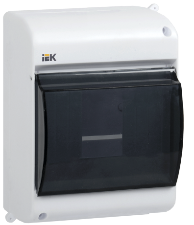 Бокс с прозрачной крышкой КМПн 2/4 для 4-х автоматических выключателей наружной установки IEK