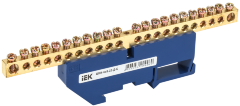 Шина N "ноль" на DIN-изоляторе ШНИ-6х9-22-Д-С IEK