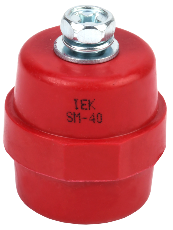 Изолятор SM40 (М8) силовой с болтом IEK