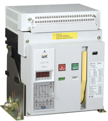 Выключатель автоматический ВА07-М комб. расц. стац. 3Р 2000А 80кА IEK